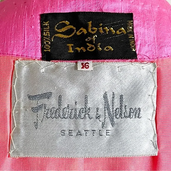 Vintage Bright Pink Dress Set - Picture 5 of 17